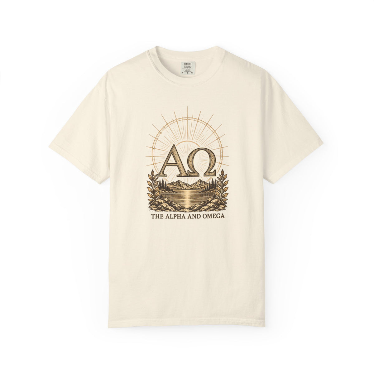 Alpha & Omega | Symbols of the Faith Comfort Colors Tee
