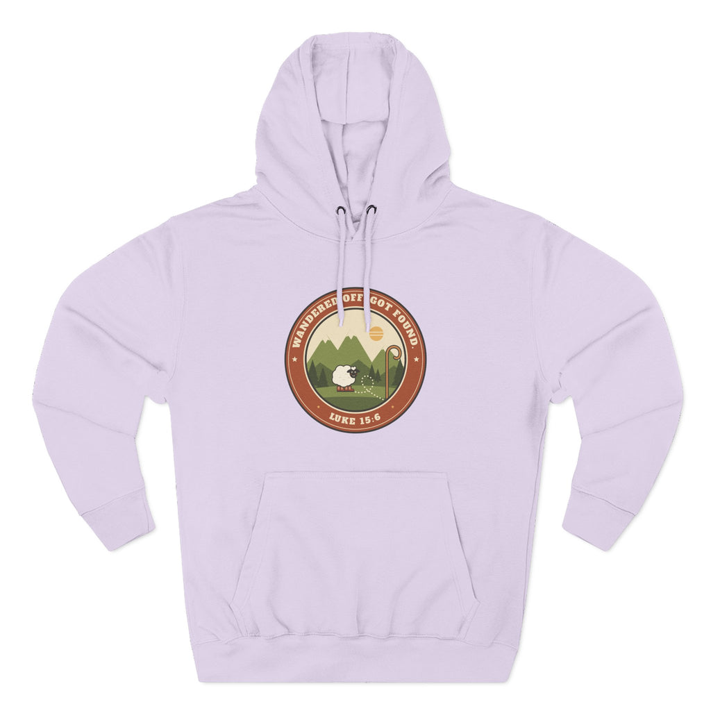 Adventure Parka Hoodie — Retro Mountain Camping Badge Pullover