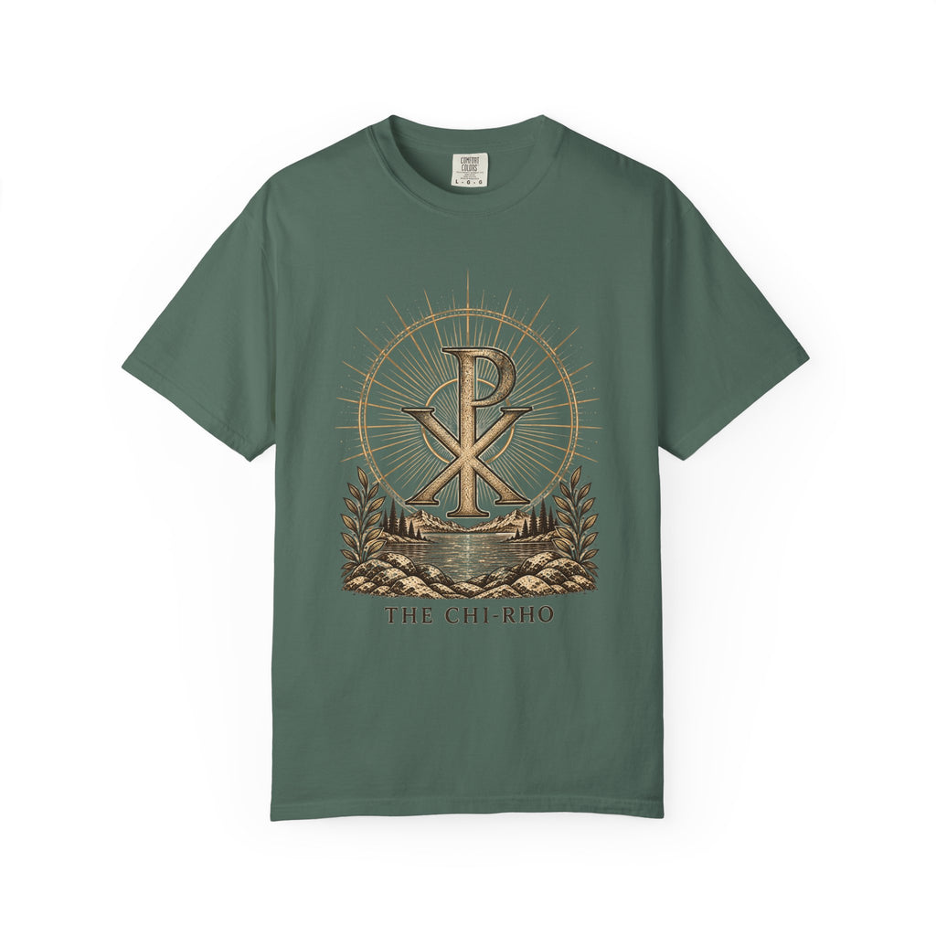 The Chi-Rho | Symbols of the Faith Comfort Colors Tee