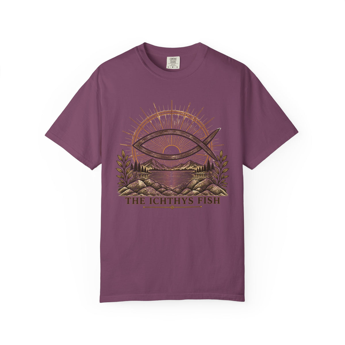 The Ichthys Fish | Symbols of the Faith Comfort Colors Tee
