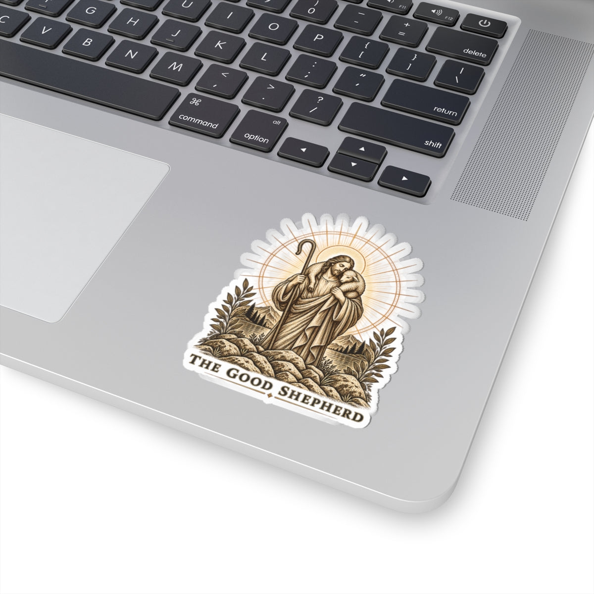 Good Shepherd Religious Sticker — 'The Good Shepherd' Faith Vinyl Kiss-Cut Decal