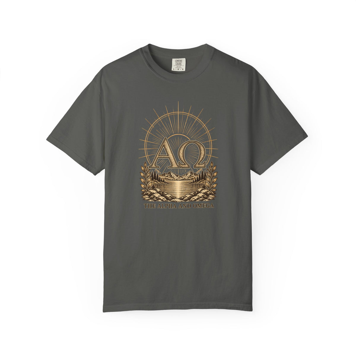 Alpha & Omega | Symbols of the Faith Comfort Colors Tee
