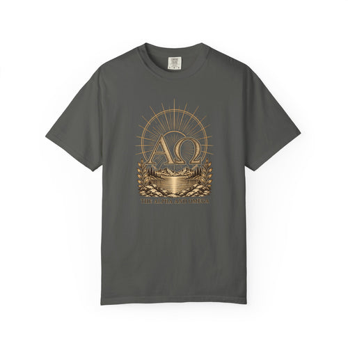 Alpha & Omega | Symbols of the Faith Comfort Colors Tee