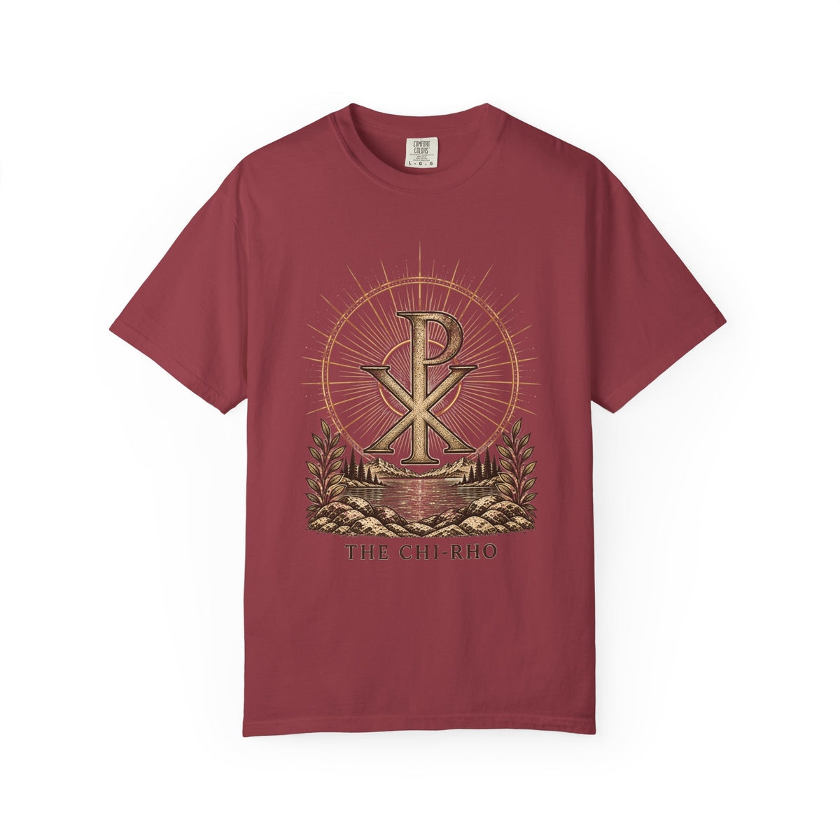 The Chi-Rho | Symbols of the Faith Comfort Colors Tee