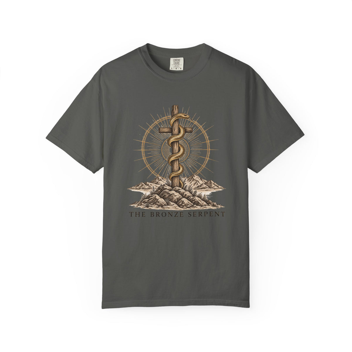 The Bronze Serpent T-Shirt | Biblical Christian Graphic Tee | Symbols of the Faith Collection