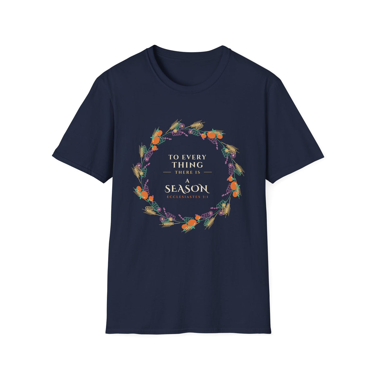 Floral Wreath 'Loved & Cherished' T-Shirt