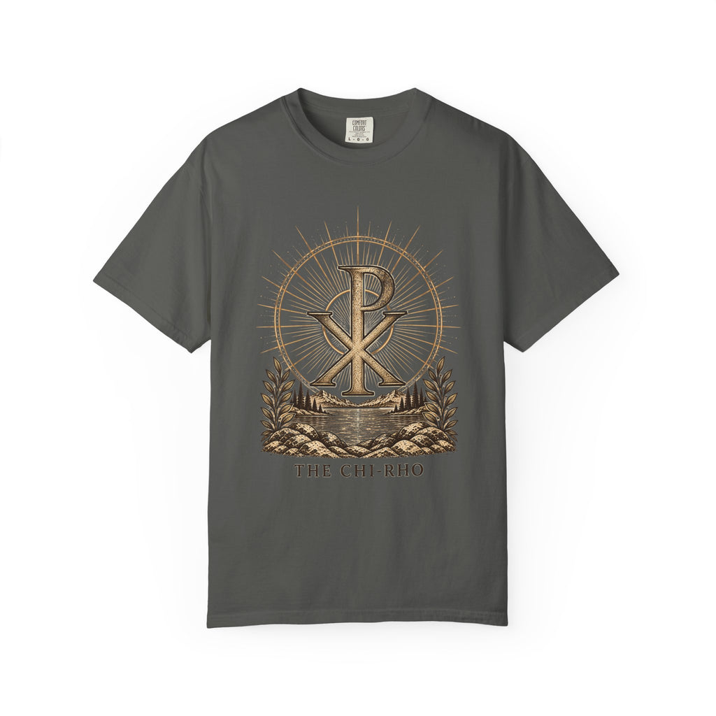 The Chi-Rho | Symbols of the Faith Comfort Colors Tee