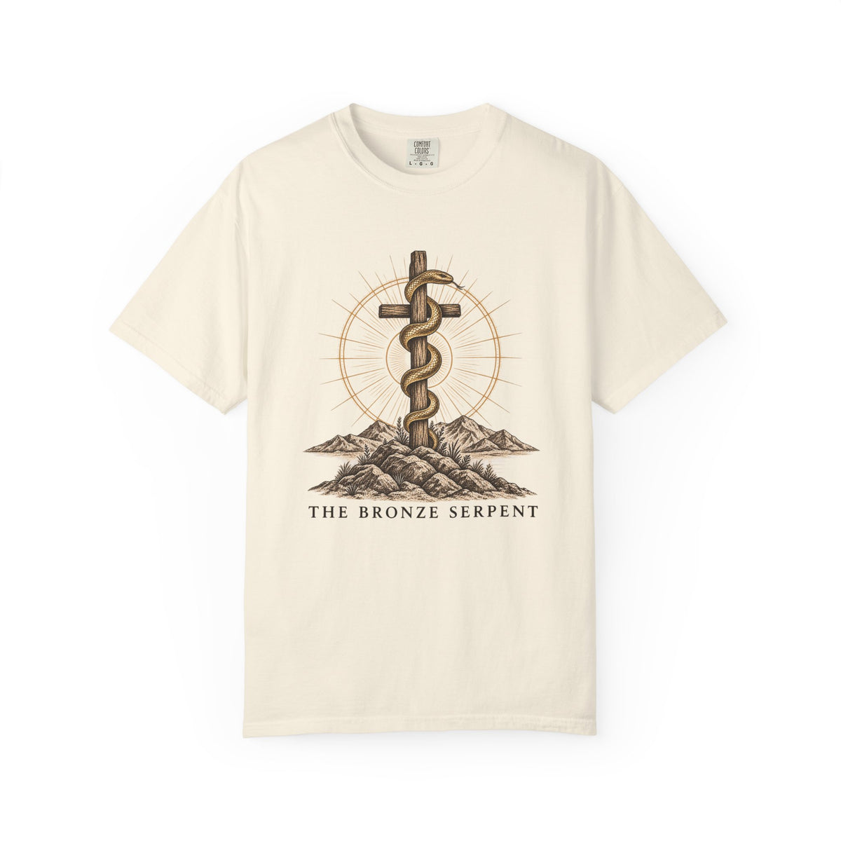 The Bronze Serpent T-Shirt | Biblical Christian Graphic Tee | Symbols of the Faith Collection