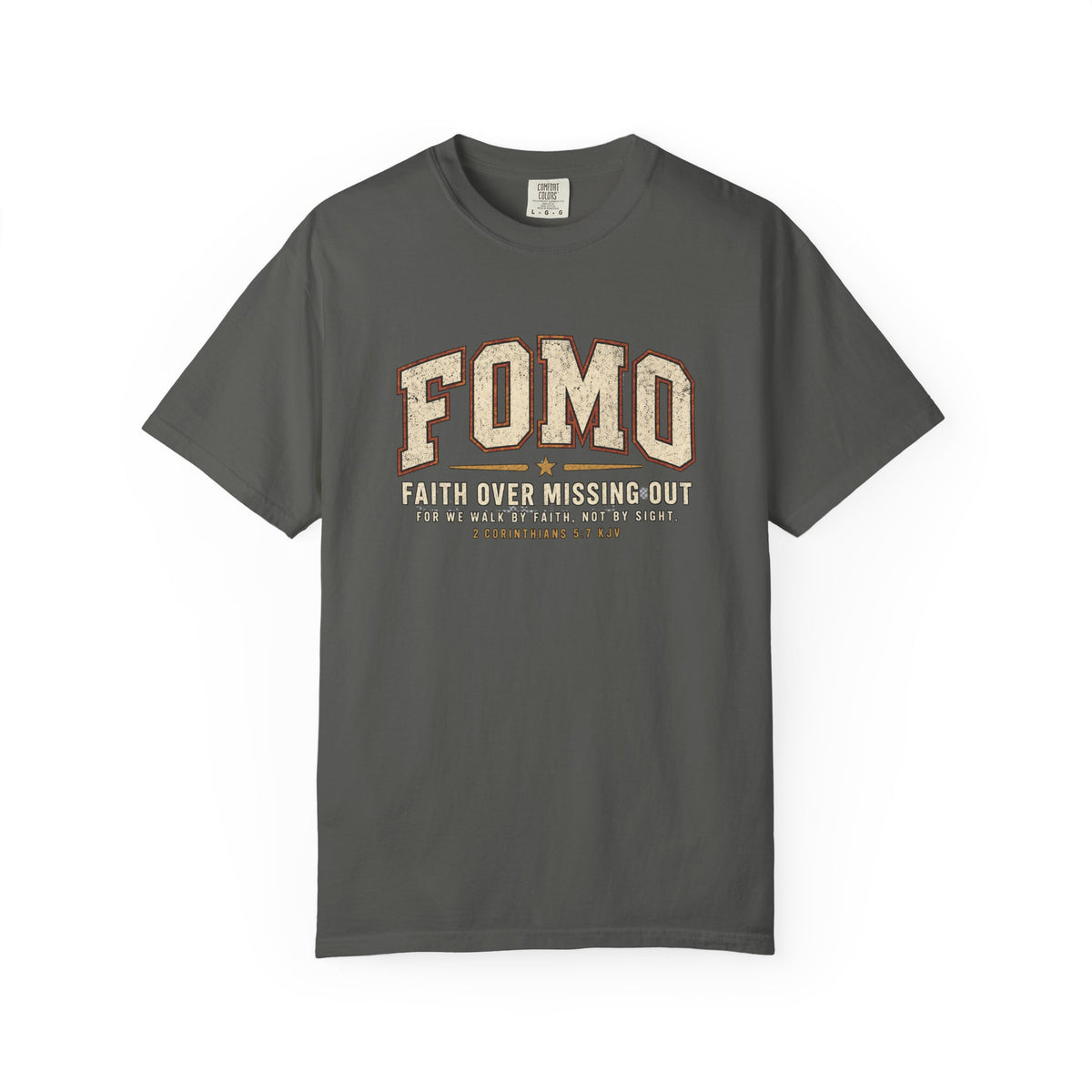FOMO Vintage Graphic T-Shirt — Faith Over Missing Out Tee