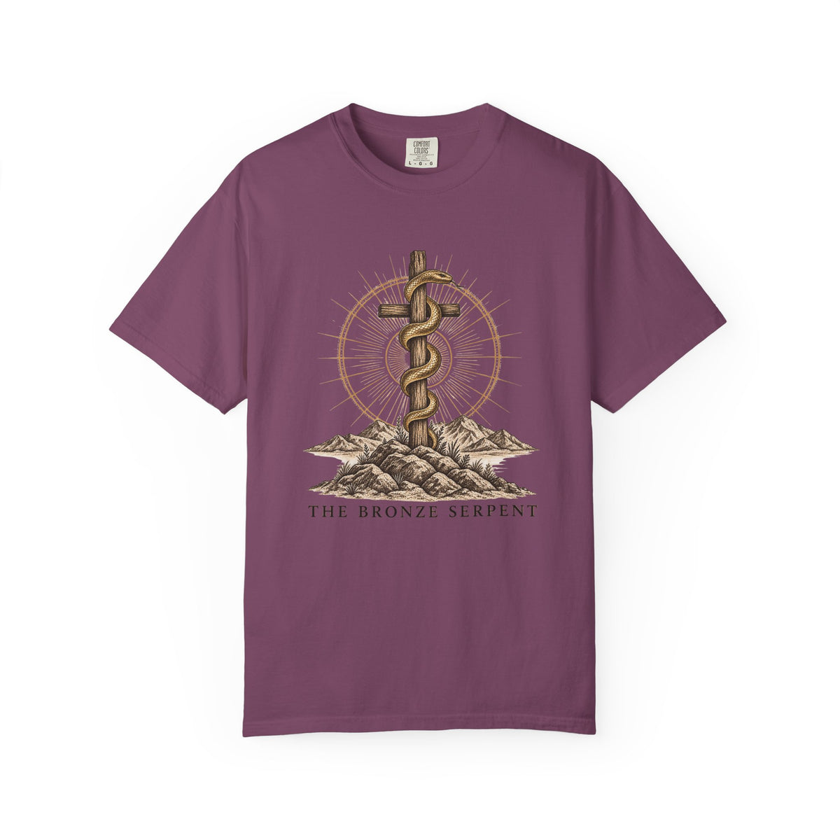 The Bronze Serpent T-Shirt | Biblical Christian Graphic Tee | Symbols of the Faith Collection