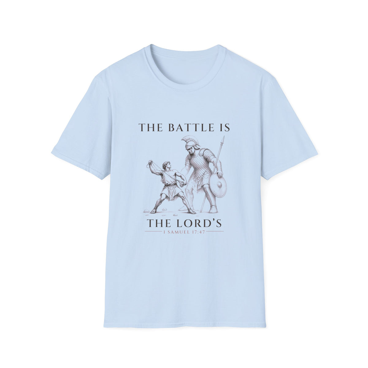 The Battle Is the Lord’s Christian Faith T-Shirt