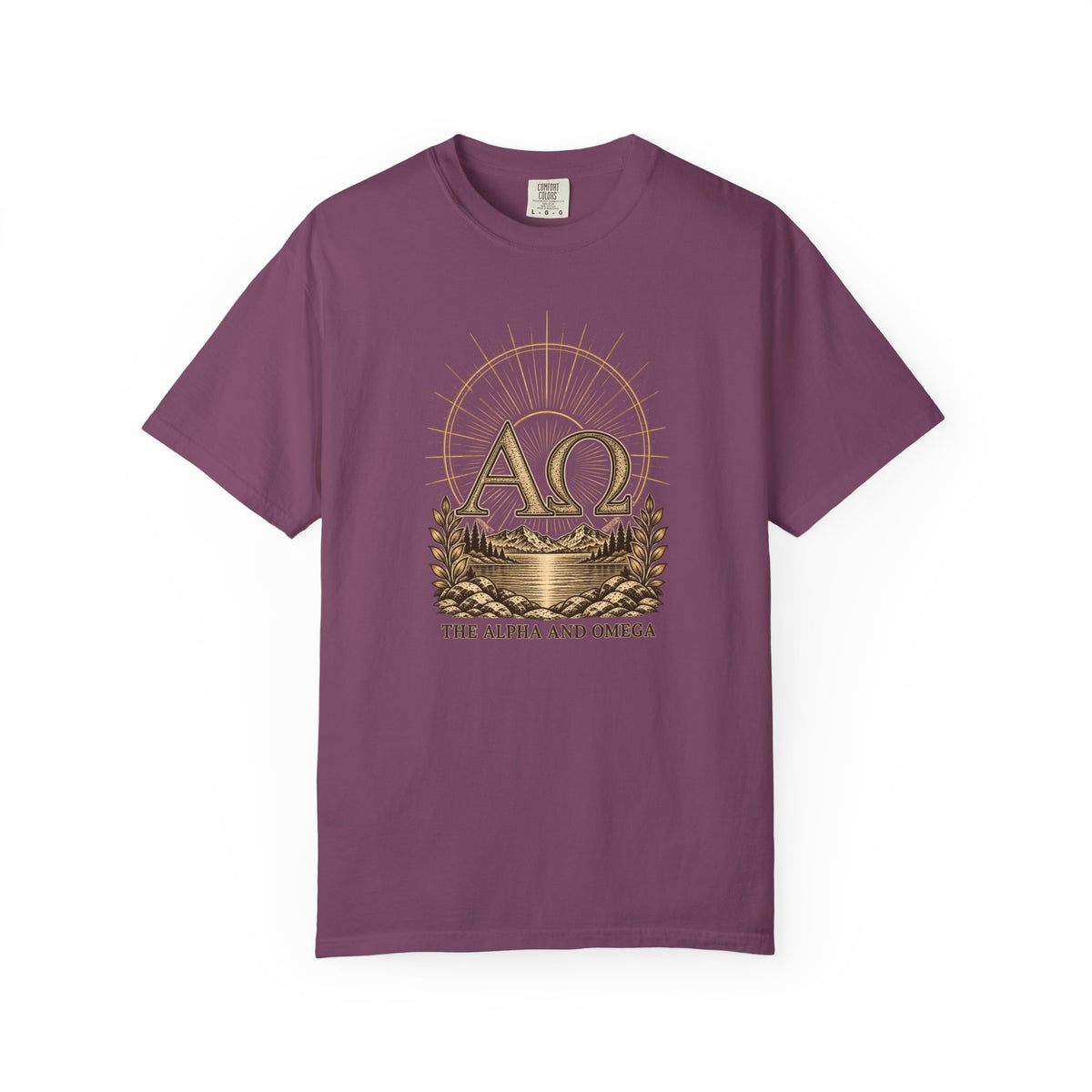 Alpha & Omega | Symbols of the Faith Comfort Colors Tee
