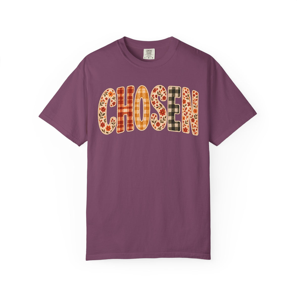 Chosen Floral Plaid T-Shirt