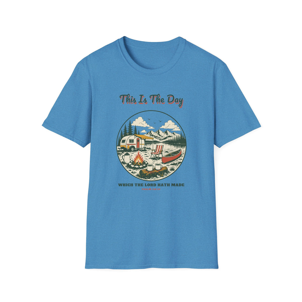 This Is the Day Christian Mountain Camping T-Shirt