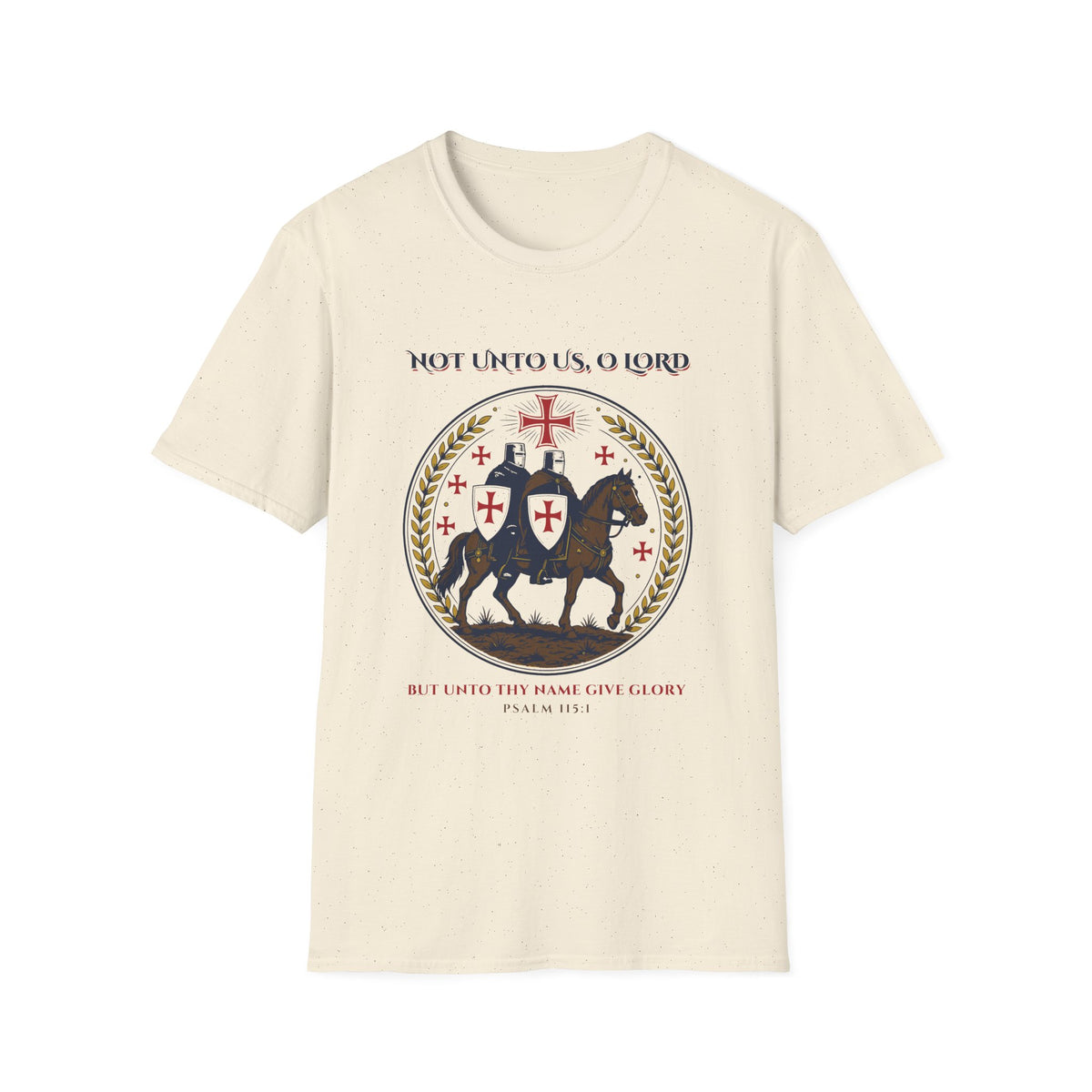 Not Unto Us, O Lord Christian Crusader T-Shirt