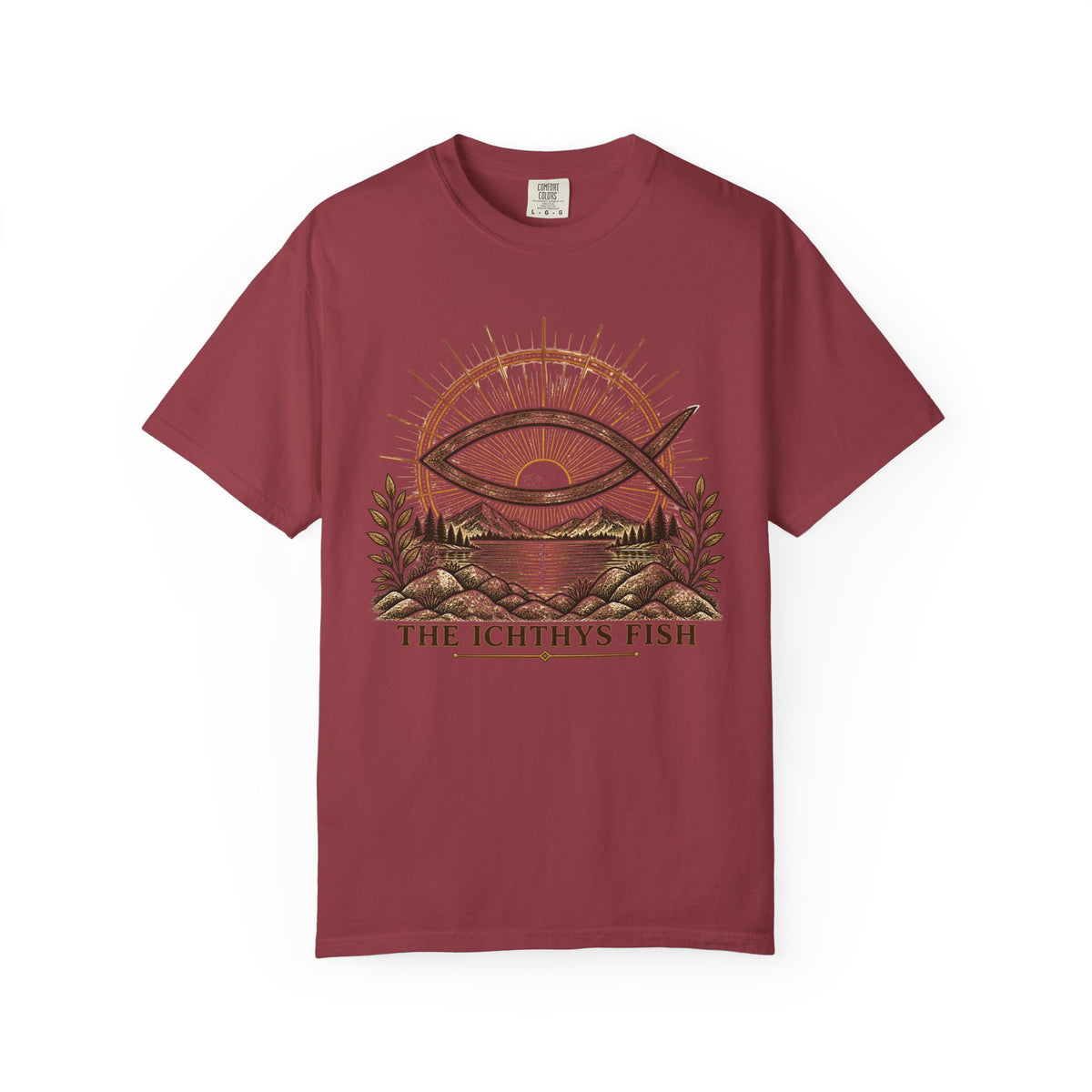 The Ichthys Fish | Symbols of the Faith Comfort Colors Tee