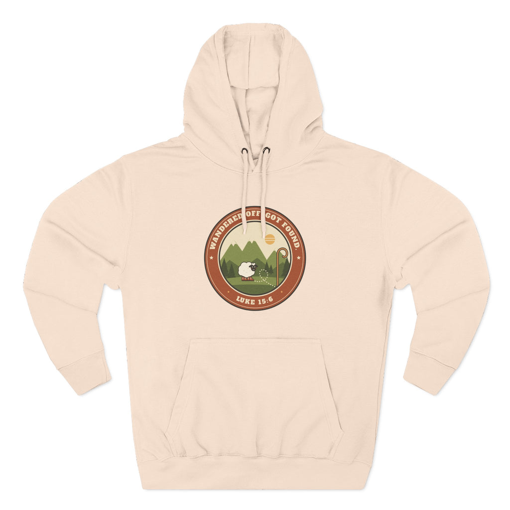 Adventure Parka Hoodie — Retro Mountain Camping Badge Pullover
