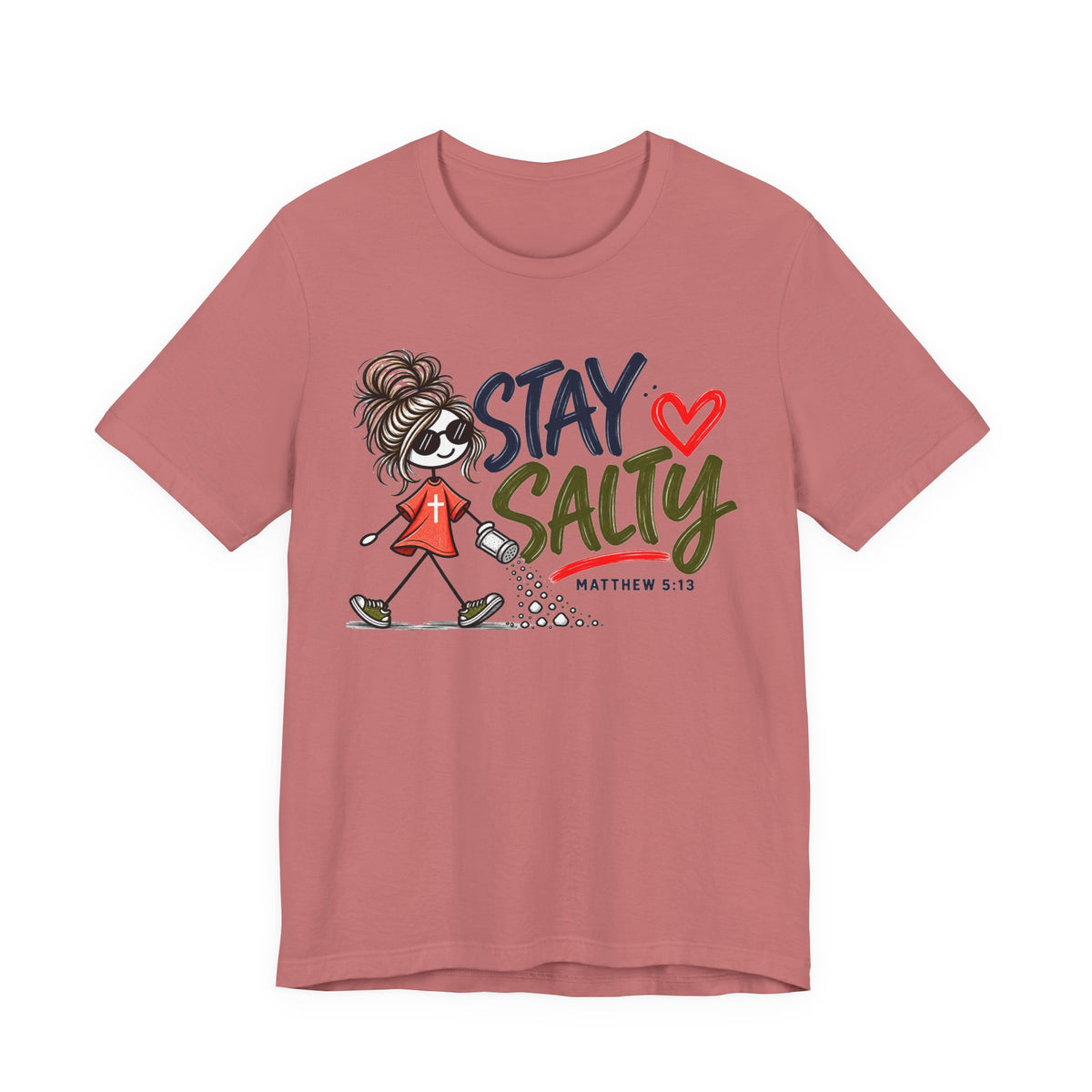Stay Salty T-Shirt - Christian Faith Tee | Matthew 5:13