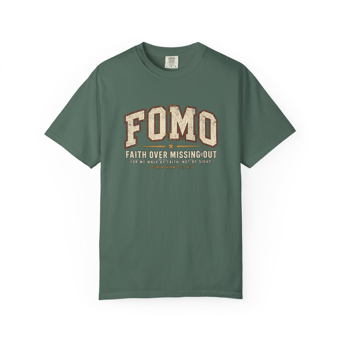 FOMO Vintage Graphic T-Shirt — Faith Over Missing Out Tee