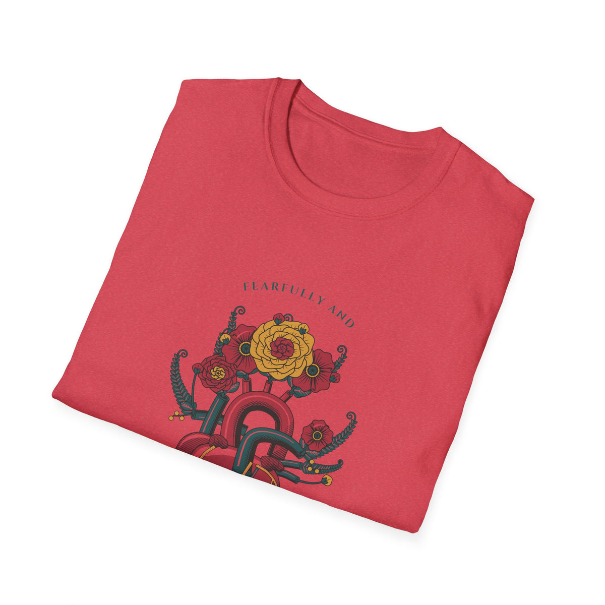 Wonderfully Made Floral Inspirational T-Shirt