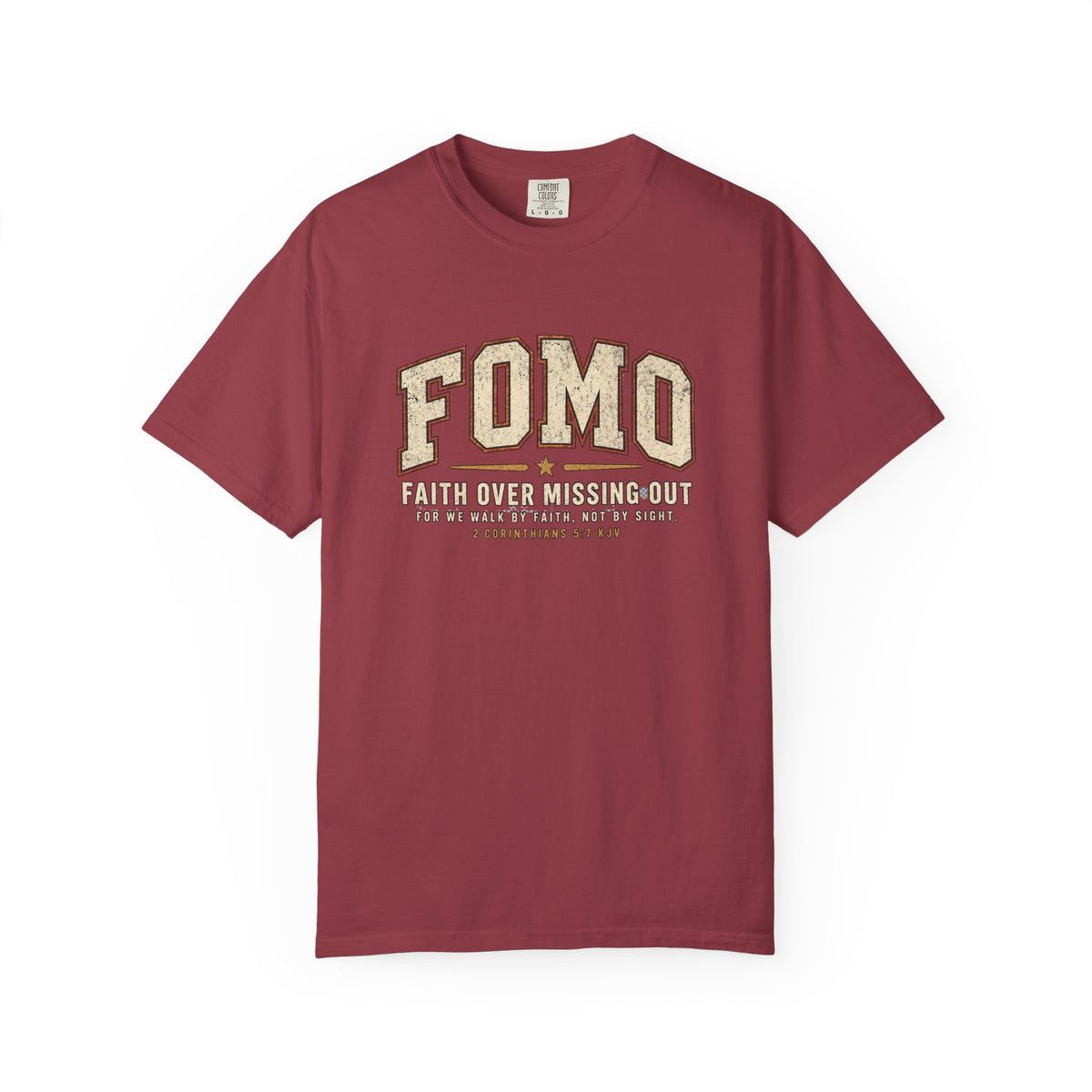 FOMO Vintage Graphic T-Shirt — Faith Over Missing Out Tee