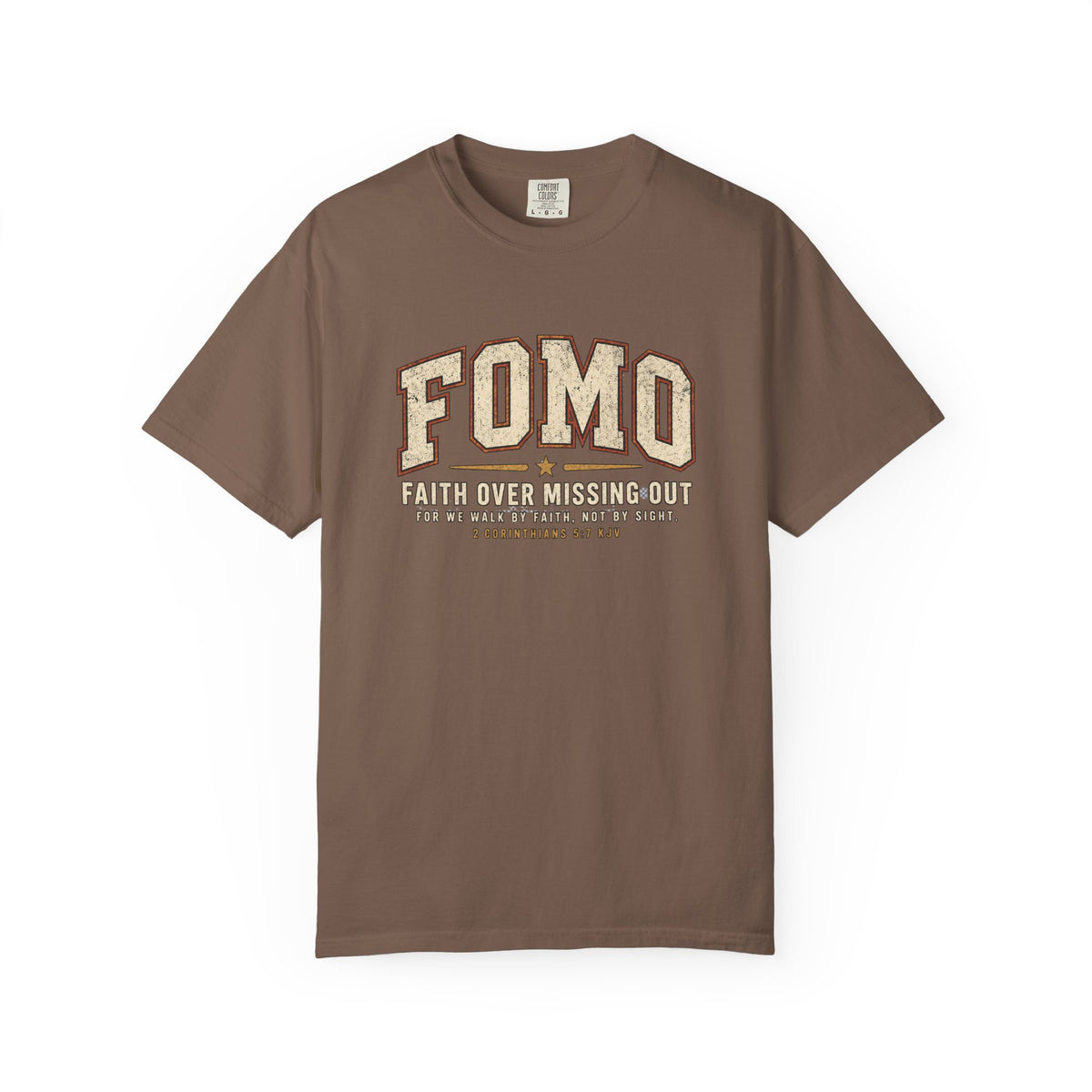 FOMO Vintage Graphic T-Shirt — Faith Over Missing Out Tee
