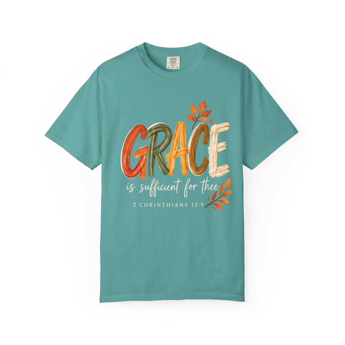 Grace Is Sufficient T-Shirt — 2 Corinthians 12:9 Inspirational Christian Tee