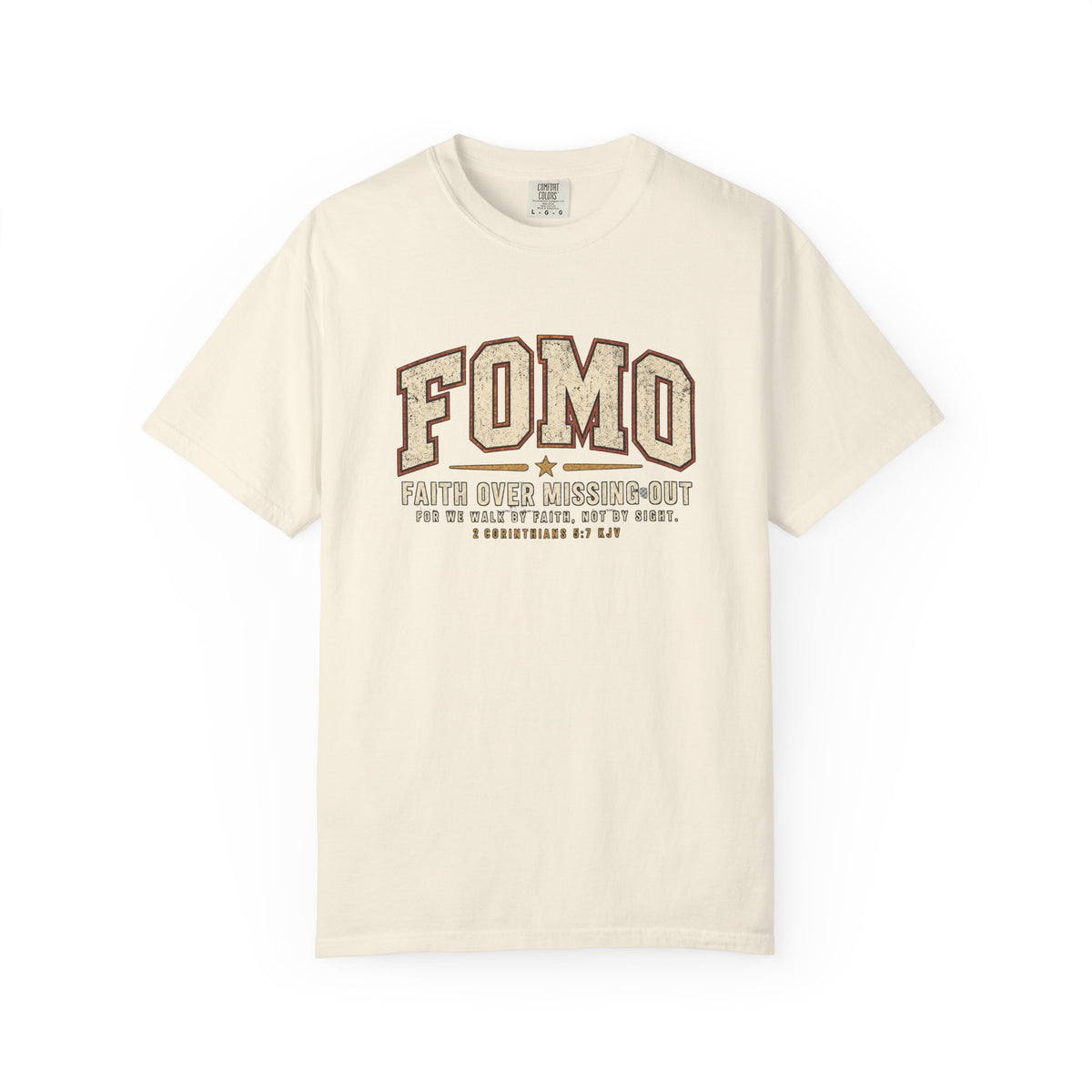 FOMO Vintage Graphic T-Shirt — Faith Over Missing Out Tee