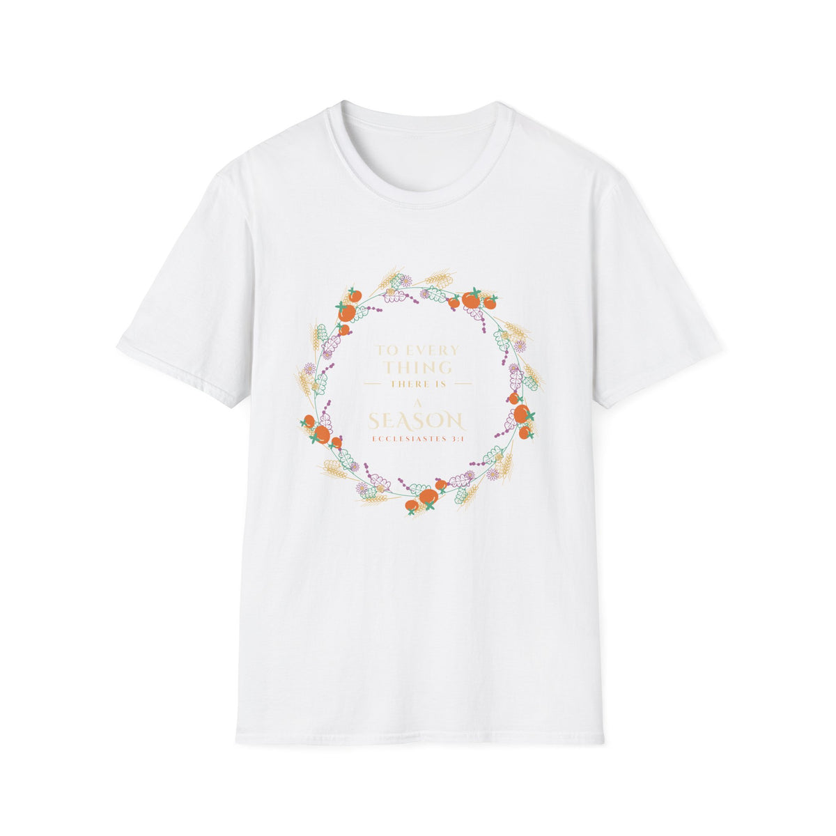 Floral Wreath 'Loved & Cherished' T-Shirt