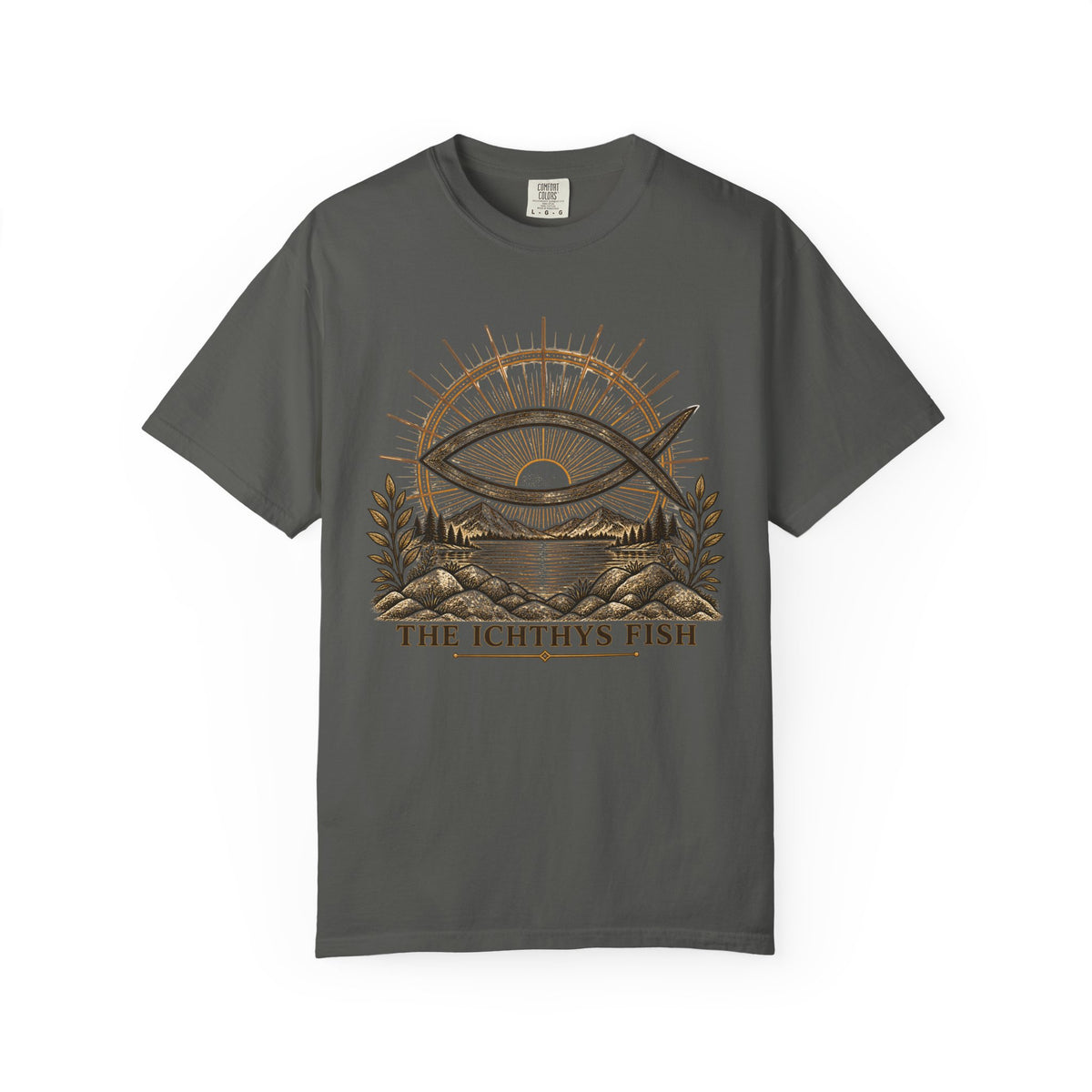 The Ichthys Fish | Symbols of the Faith Comfort Colors Tee