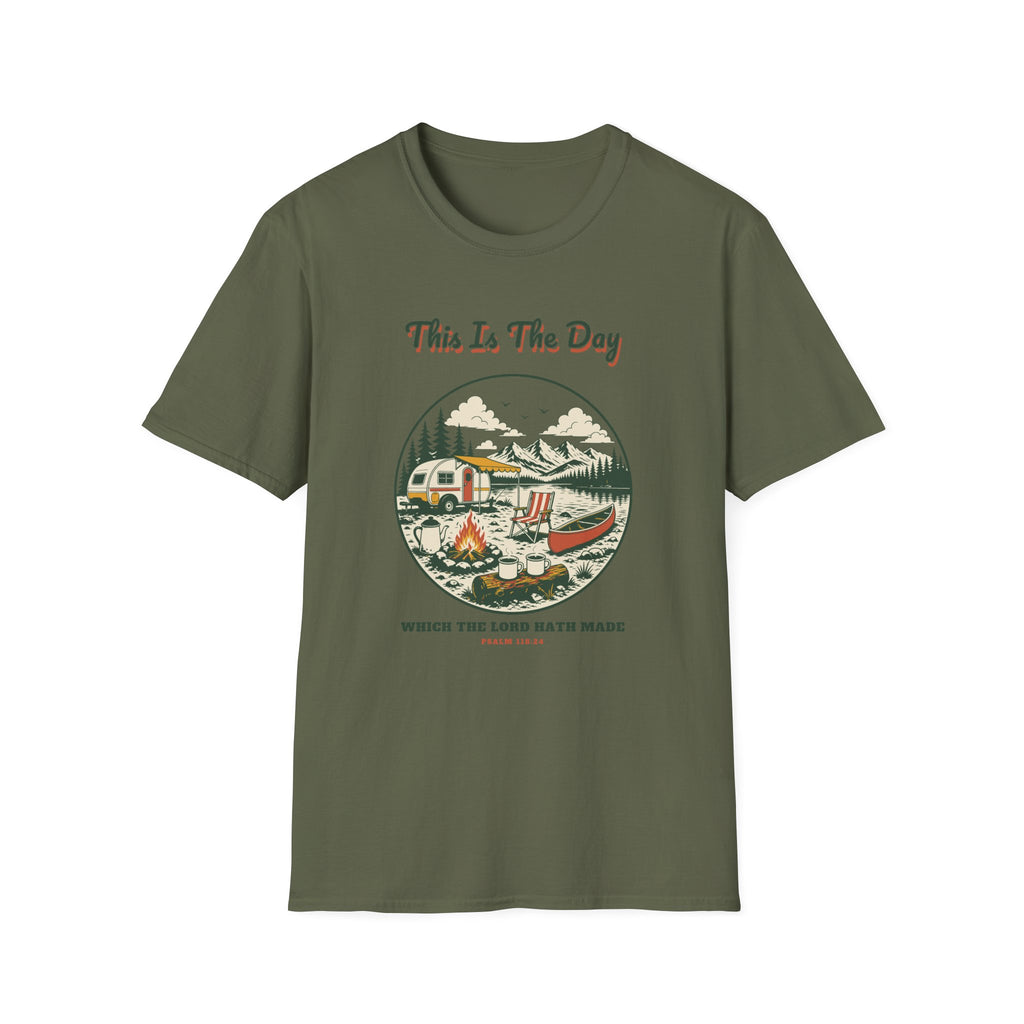 This Is the Day Christian Mountain Camping T-Shirt