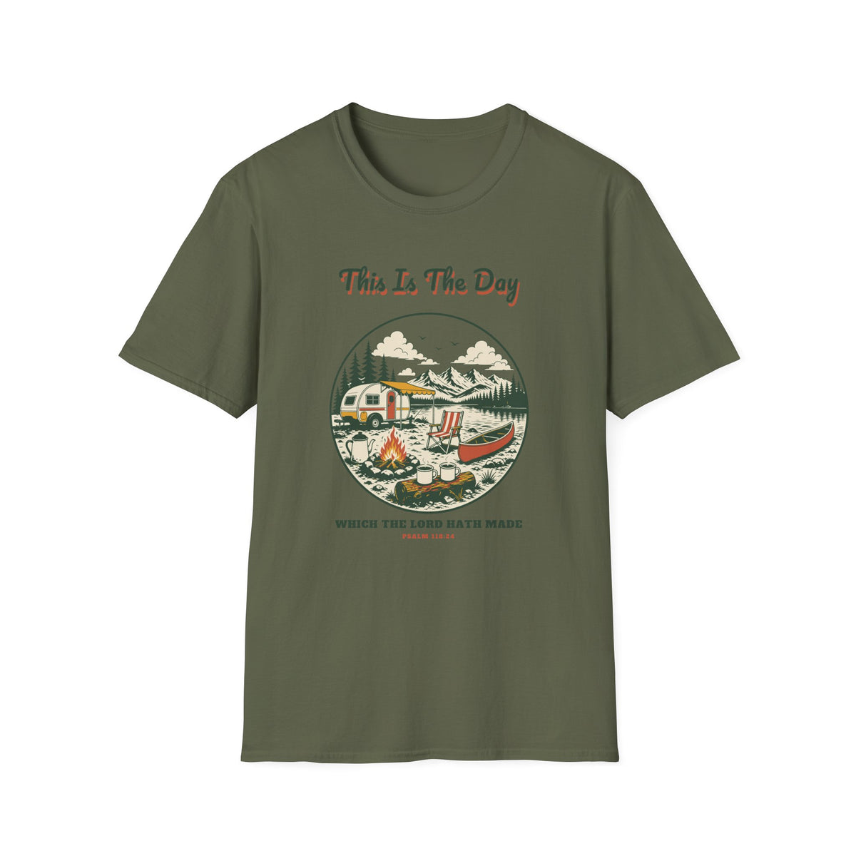 This Is the Day Christian Mountain Camping T-Shirt