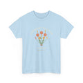 Consider the Lilies Floral Faith T-Shirt — Luke 12:27 Scripture Tee