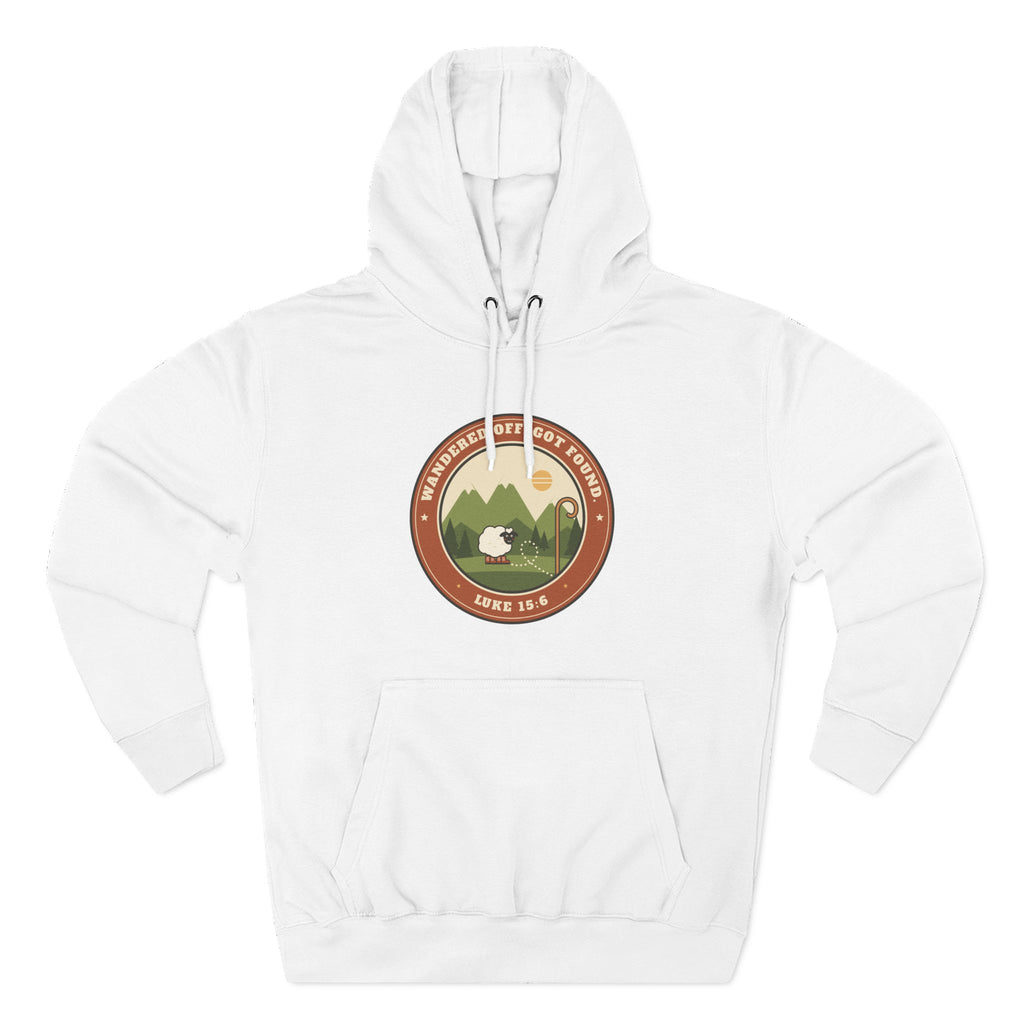 Adventure Parka Hoodie — Retro Mountain Camping Badge Pullover