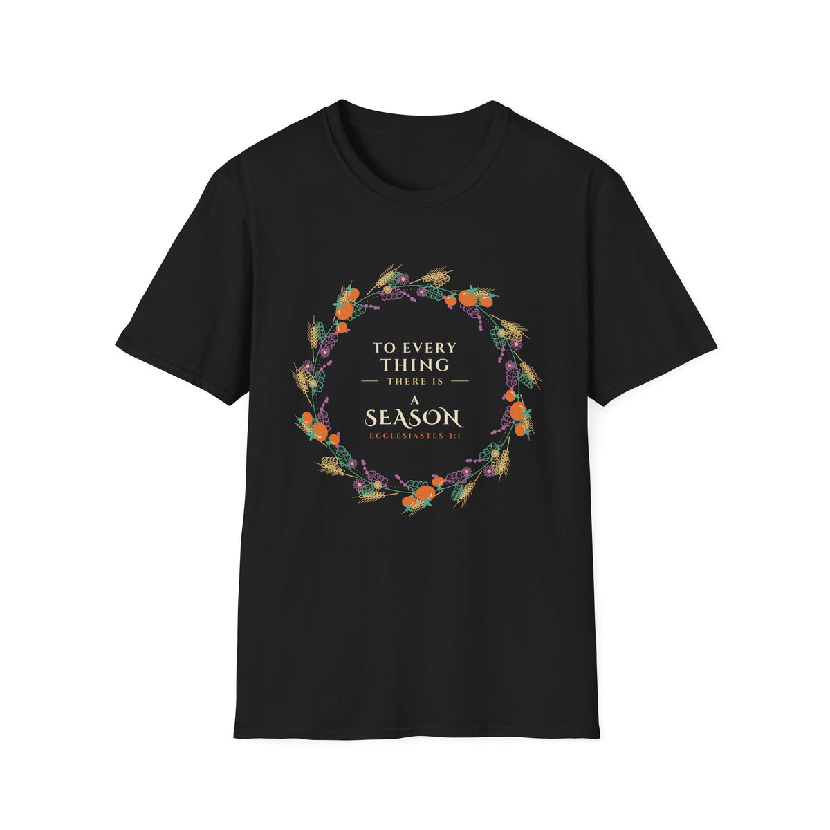 Floral Wreath 'Loved & Cherished' T-Shirt