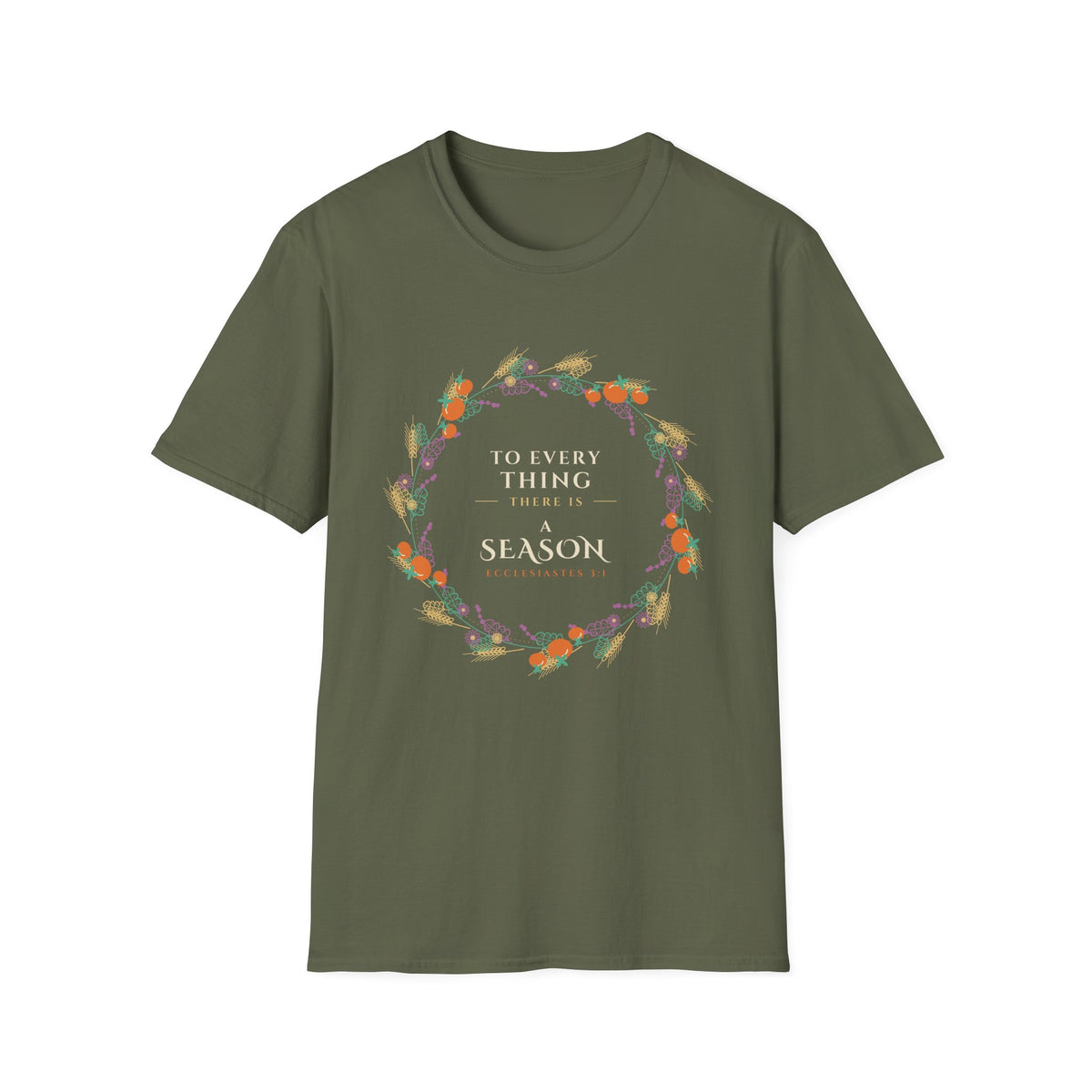 Floral Wreath 'Loved & Cherished' T-Shirt