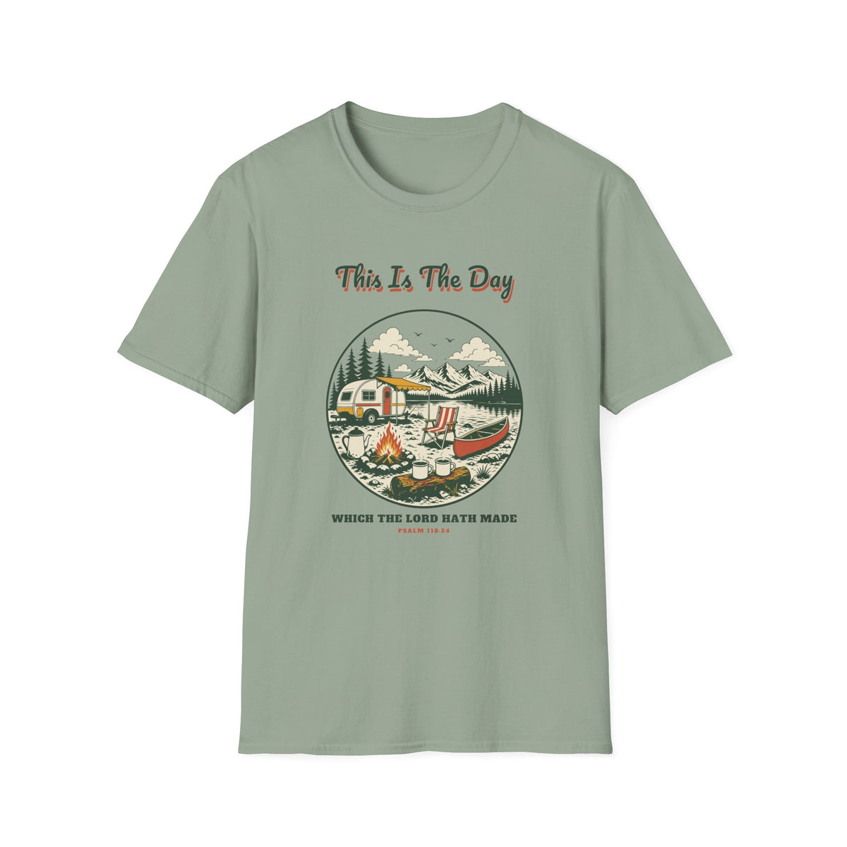 This Is the Day Christian Mountain Camping T-Shirt