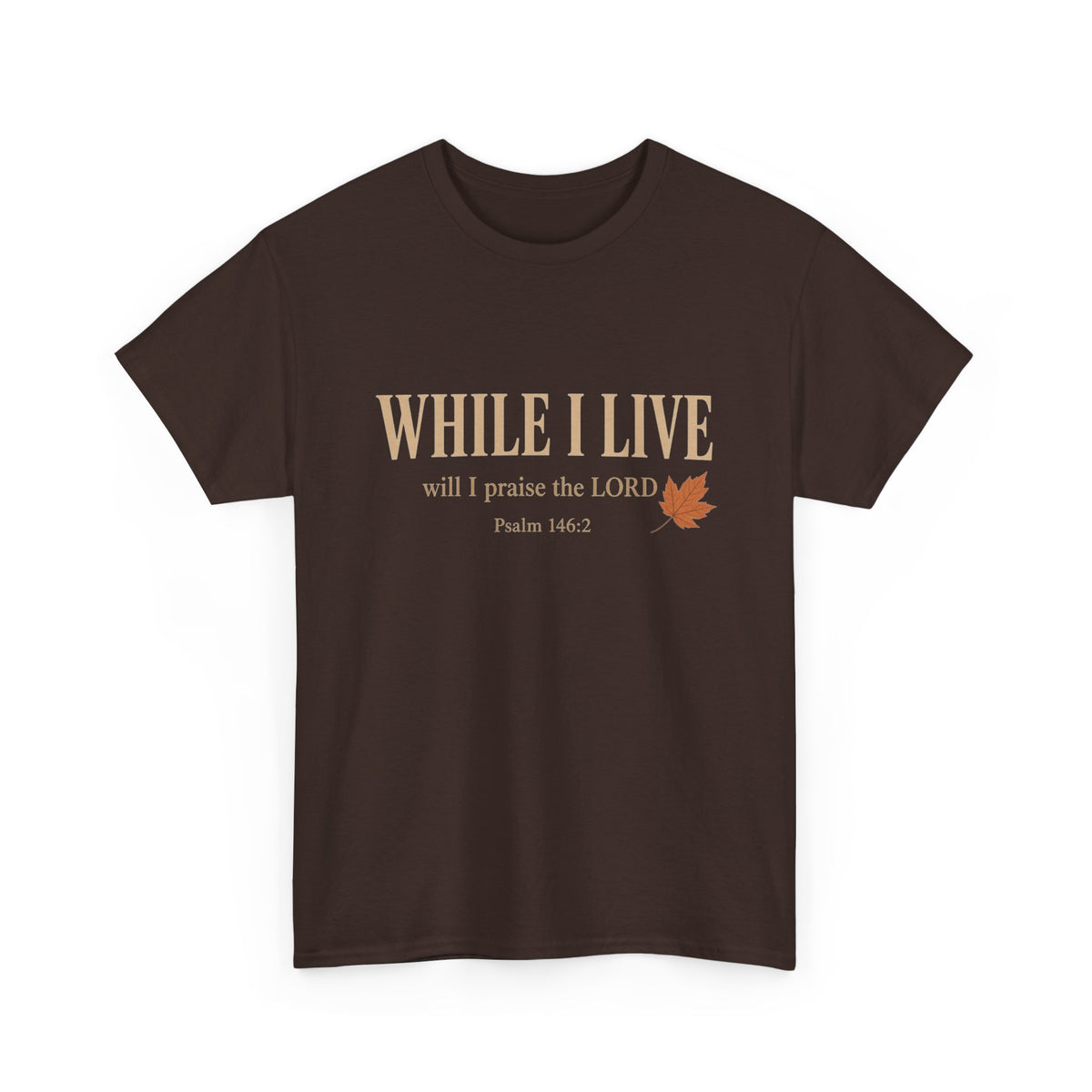 While I Live — Psalm 146:2 Christian T-Shirt