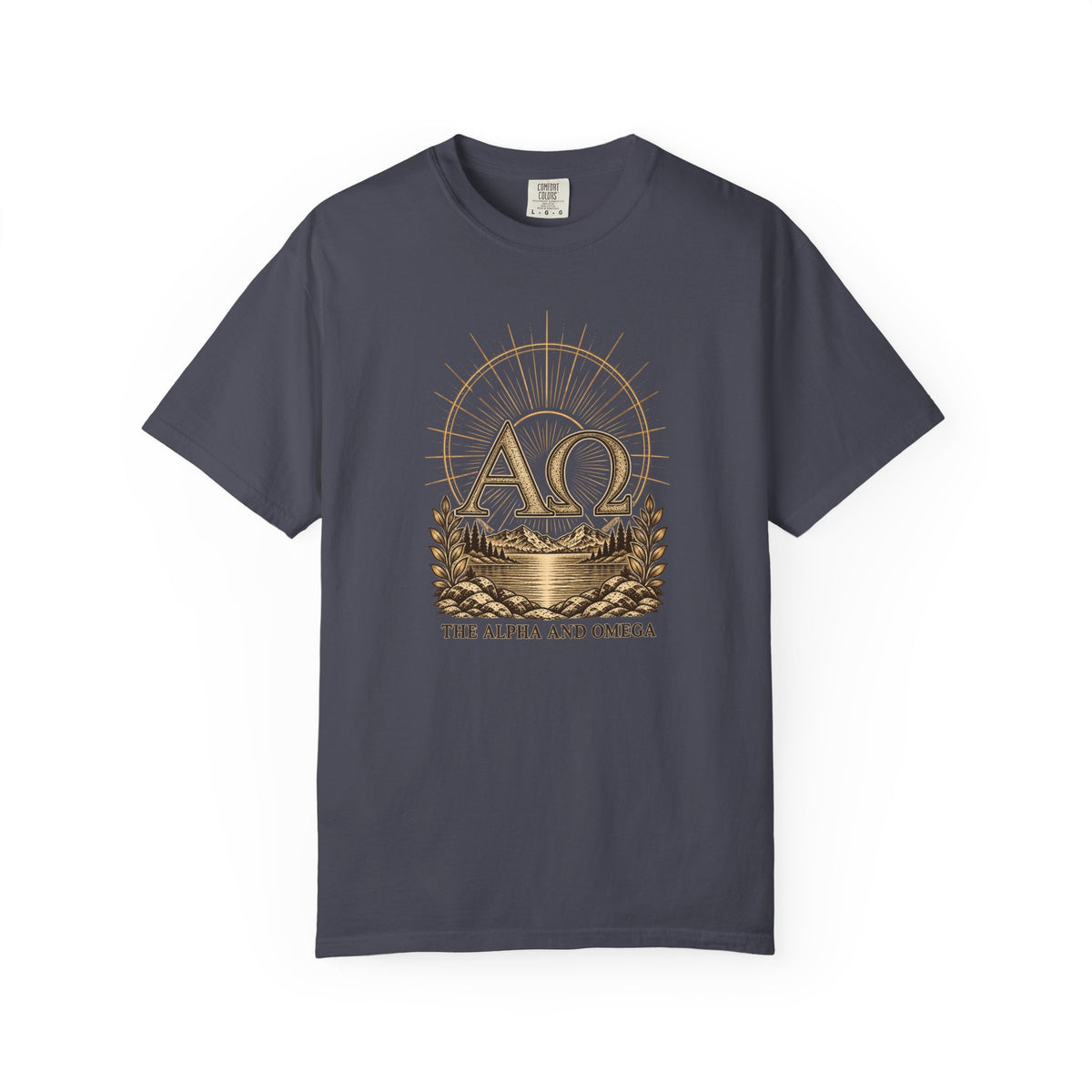 Alpha & Omega | Symbols of the Faith Comfort Colors Tee
