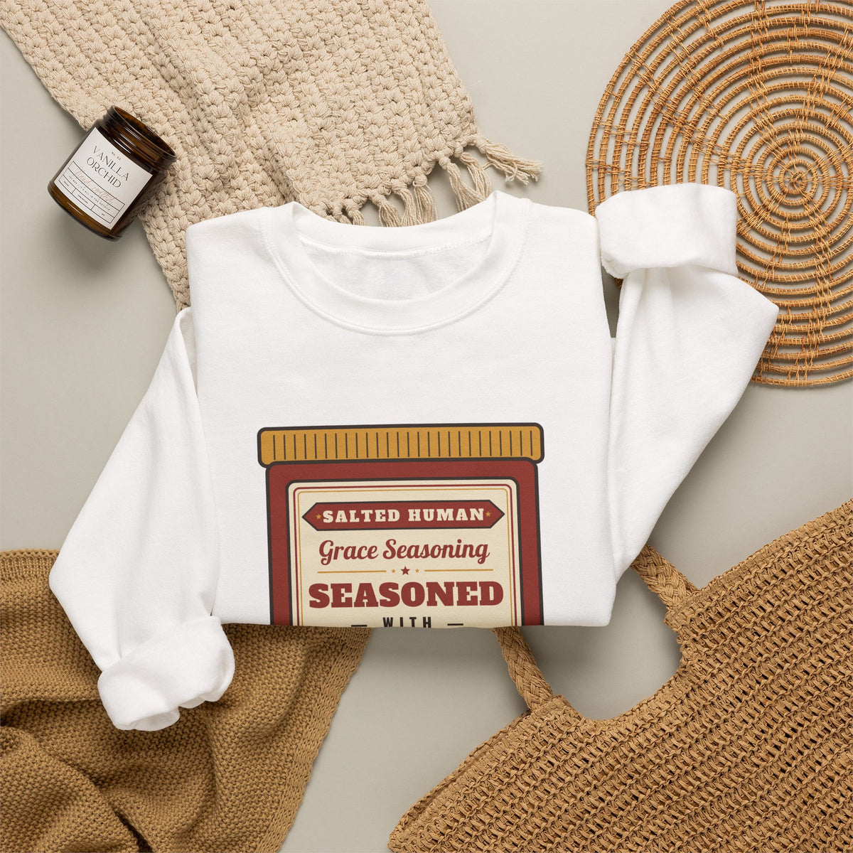 Seasoned With Grace Crewneck Sweatshirt