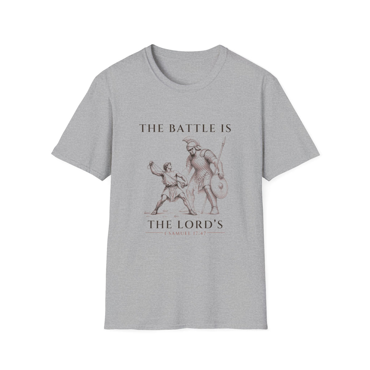The Battle Is the Lord’s Christian Faith T-Shirt