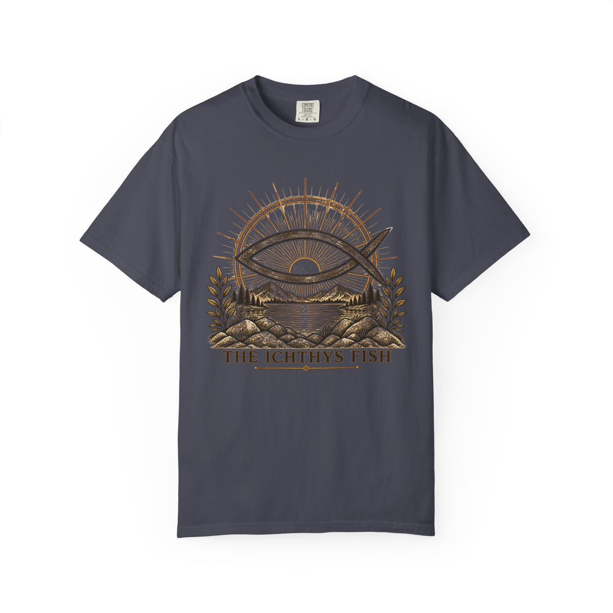 The Ichthys Fish | Symbols of the Faith Comfort Colors Tee