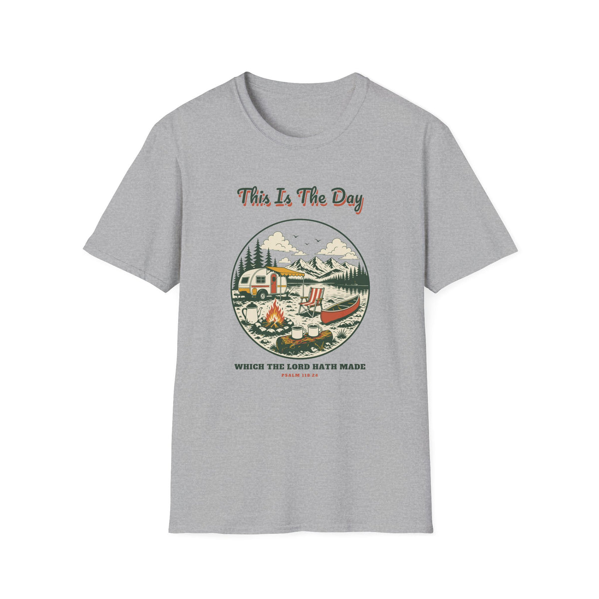 This Is the Day Christian Mountain Camping T-Shirt