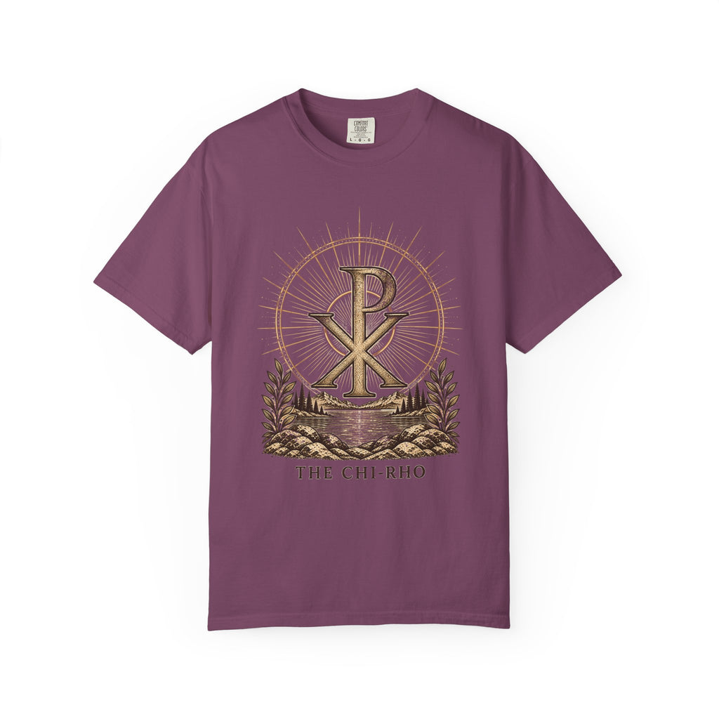 The Chi-Rho | Symbols of the Faith Comfort Colors Tee