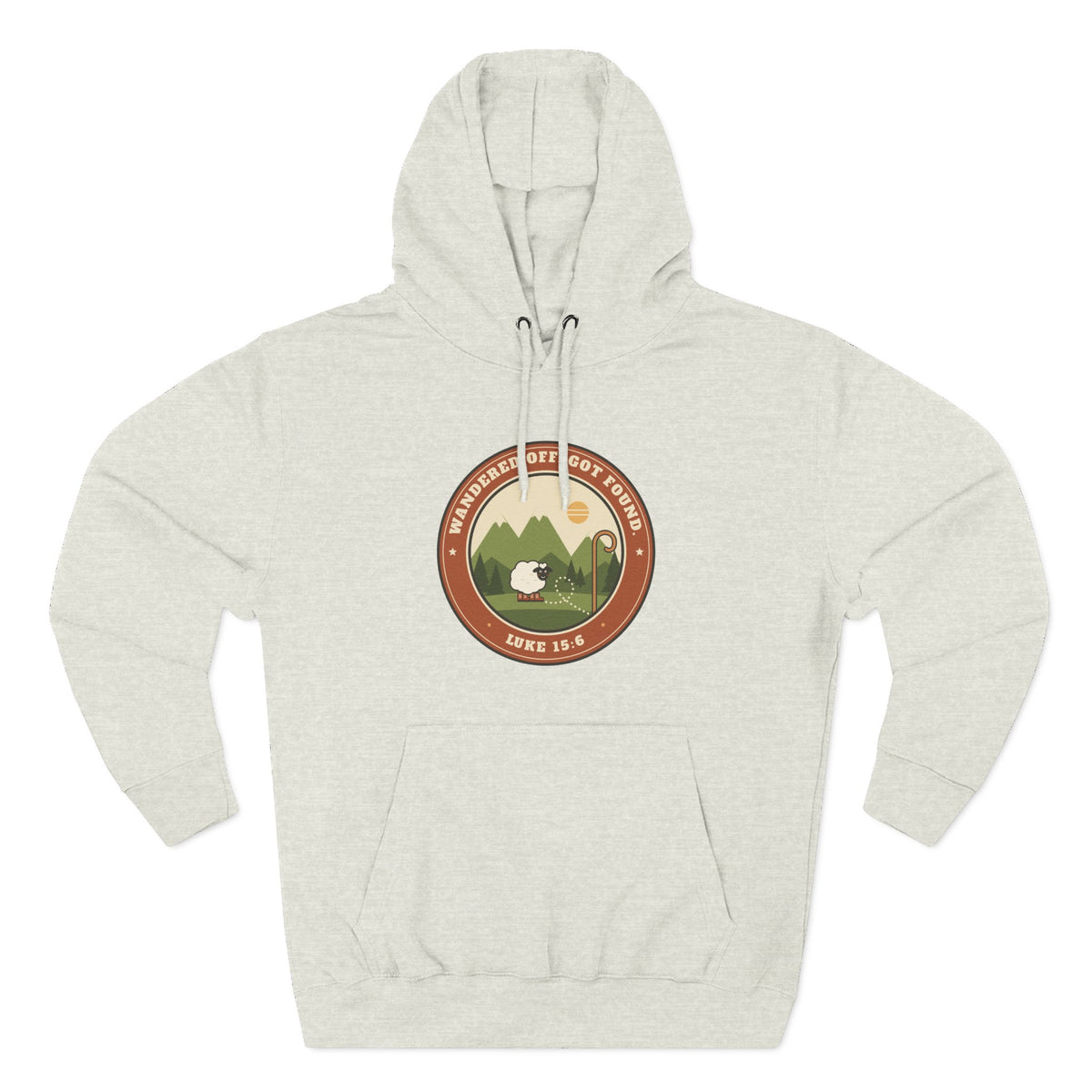 Adventure Parka Hoodie — Retro Mountain Camping Badge Pullover