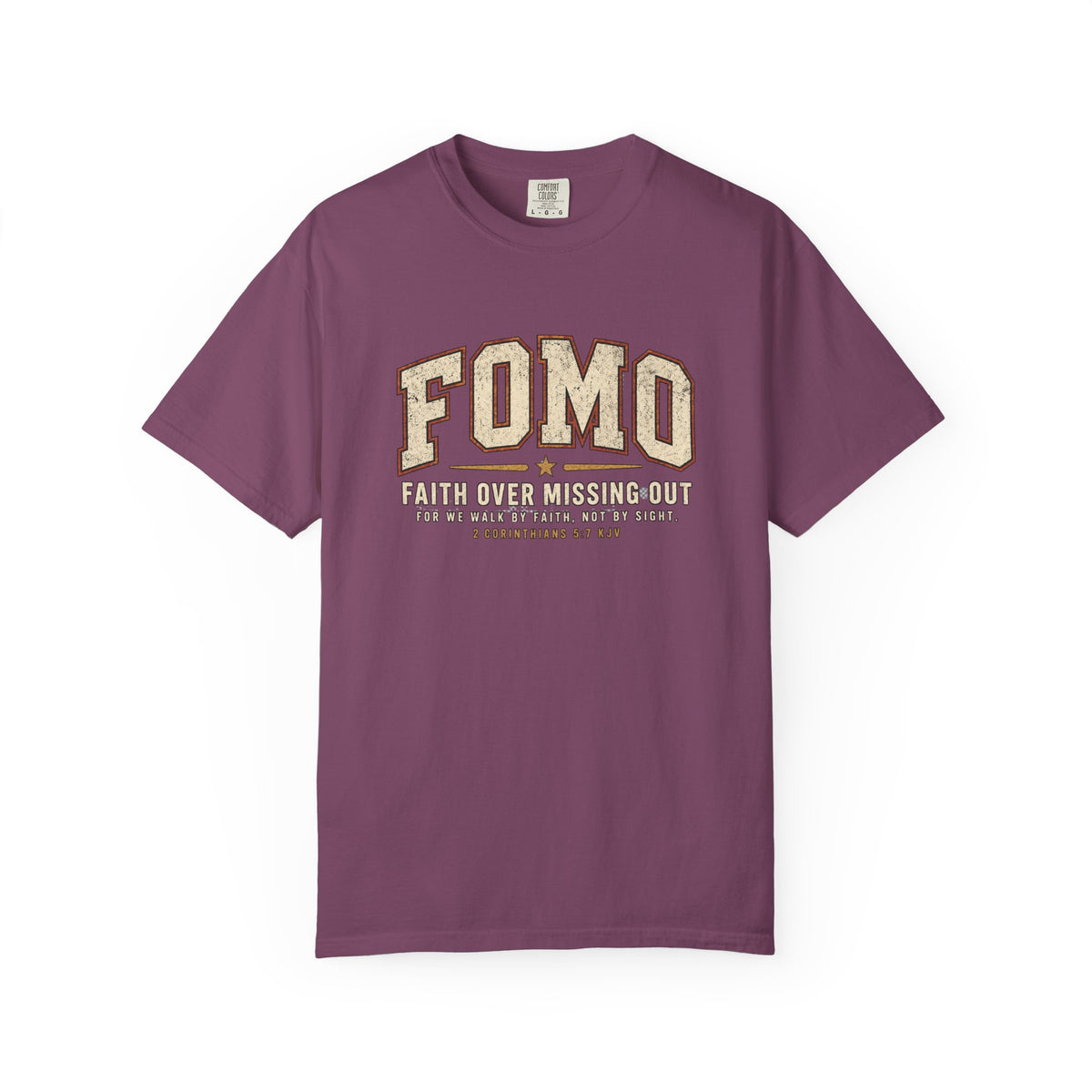 FOMO Vintage Graphic T-Shirt — Faith Over Missing Out Tee