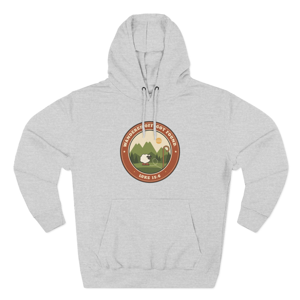 Adventure Parka Hoodie — Retro Mountain Camping Badge Pullover