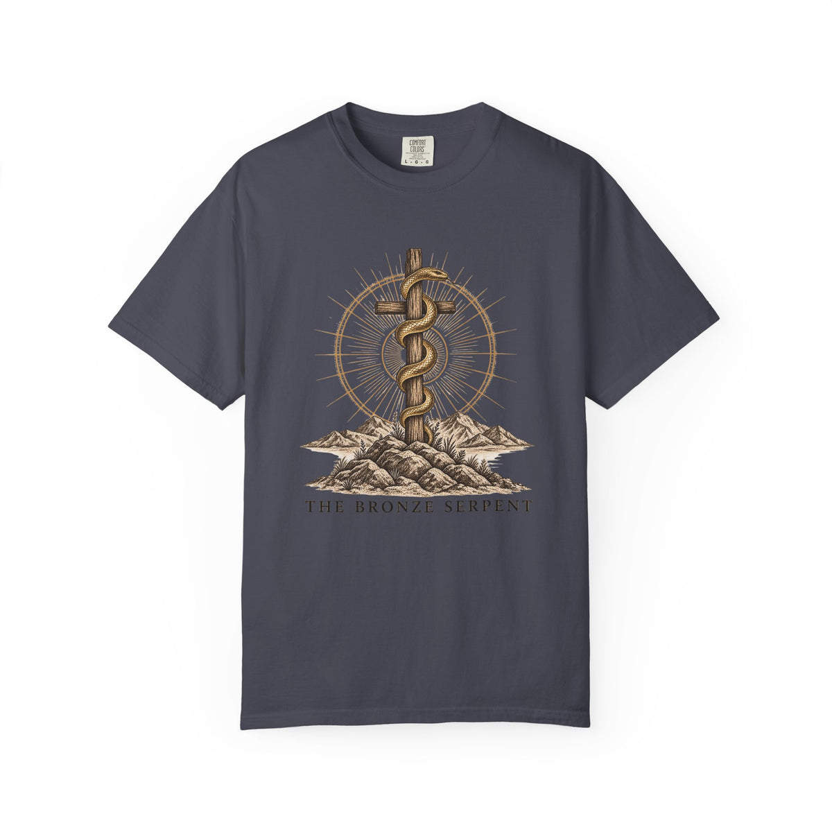The Bronze Serpent T-Shirt | Biblical Christian Graphic Tee | Symbols of the Faith Collection