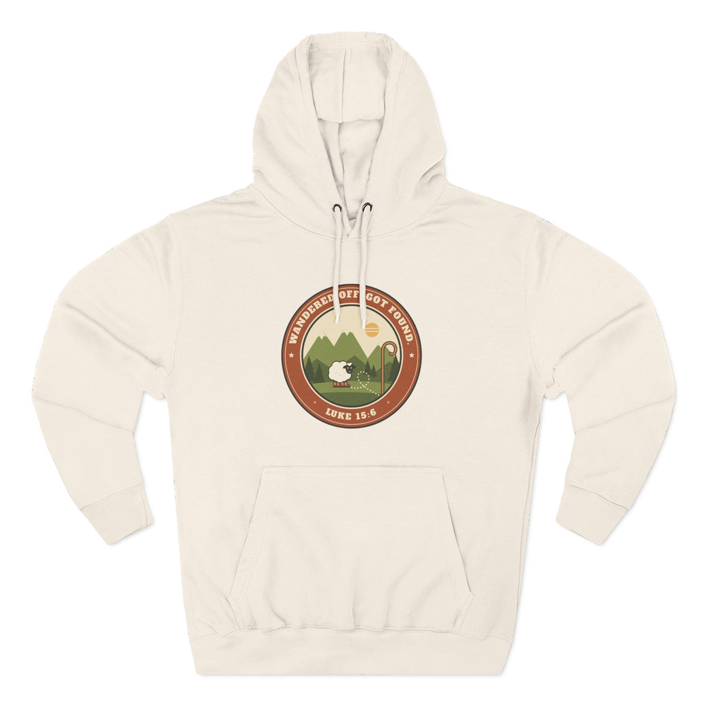Adventure Parka Hoodie — Retro Mountain Camping Badge Pullover