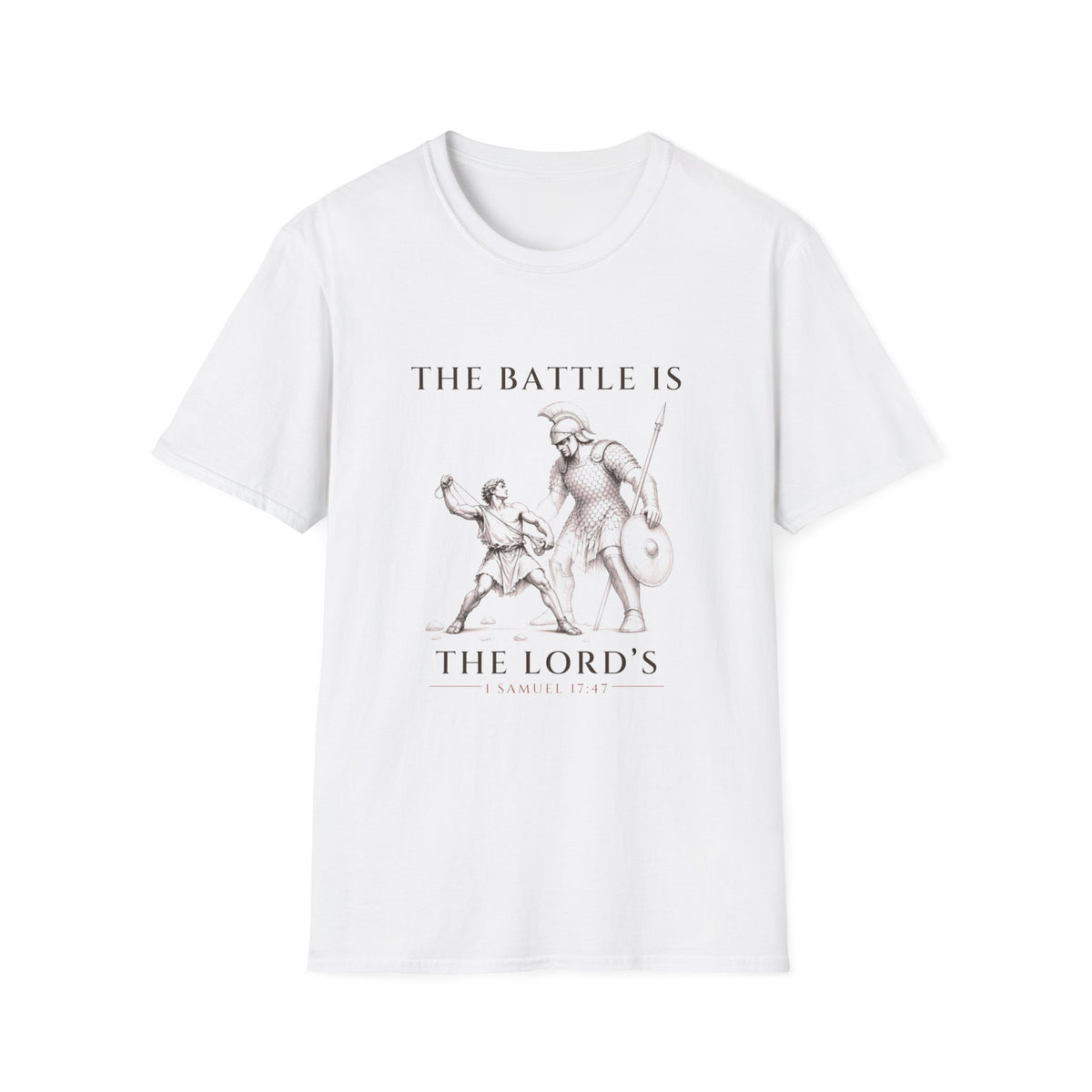 The Battle Is the Lord’s Christian Faith T-Shirt